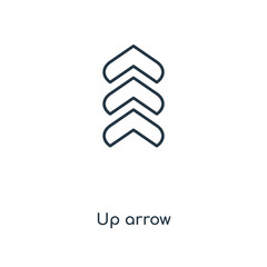 up arrow icon vector