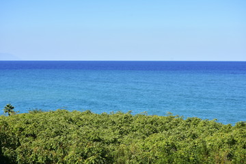seacoast near Tropea town in Calabria,Italy