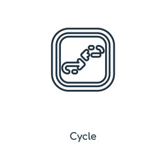 cycle icon vector
