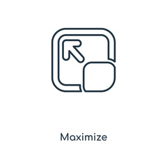 maximize icon vector