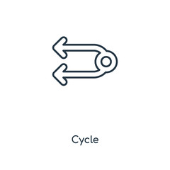 cycle icon vector