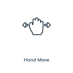 hand move icon vector