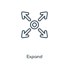 expand icon vector