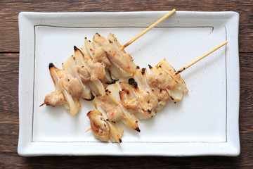 Yakitori of chicken cartilage