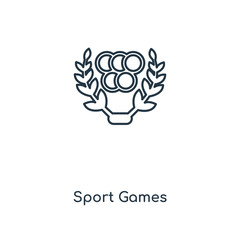 sport games icon vector