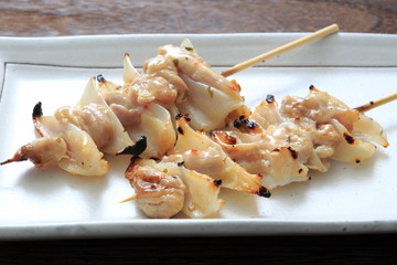 Yakitori of chicken cartilage