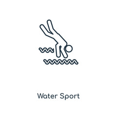 water sport icon vector