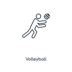 volleyball icon vector