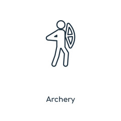 archery icon vector