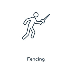 fencing icon vector