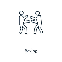 boxing icon vector