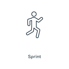 Fototapeta na wymiar sprint icon vector