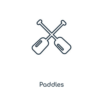 paddles icon vector