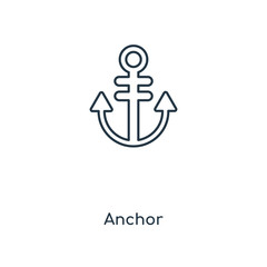 anchor icon vector