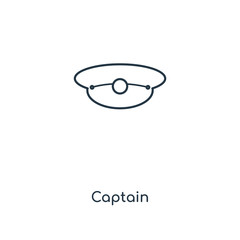captain icon vector