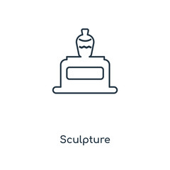 sculpture icon vector