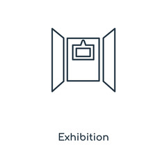 exhibition icon vector