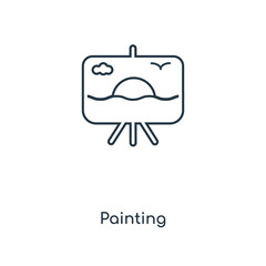 painting icon vector
