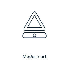 modern art icon vector