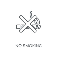 Obraz premium no smoking icon