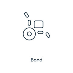 band icon vector