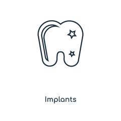 implants icon vector