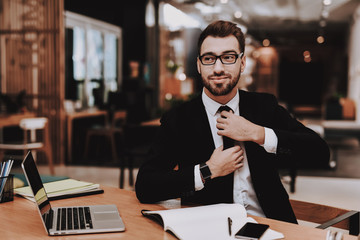 Workplace. Ideas. Business Suit. Project. Laptop.