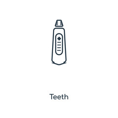 teeth icon vector