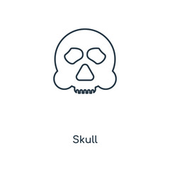 skull icon vector