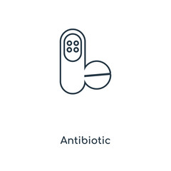 antibiotic icon vector