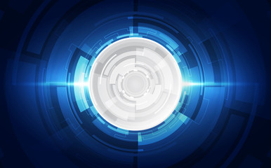 vector future digital technology concept, abstract background illustration