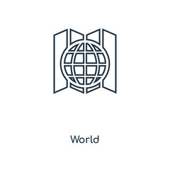 world icon vector