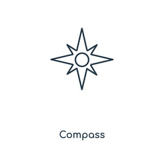 compass icon vector