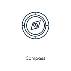 compass icon vector