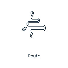 route icon vector