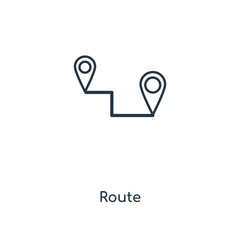 route icon vector