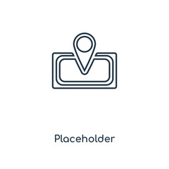 Fototapeta premium placeholder icon vector