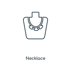 necklace icon vector
