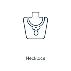 necklace icon vector