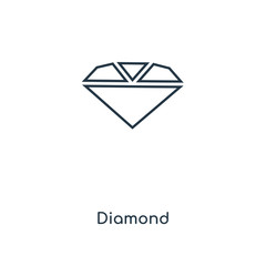 Fototapeta premium diamond icon vector