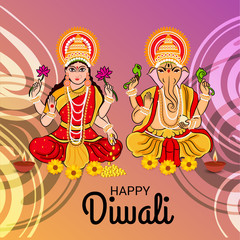 Indian Light Festival of Diwali Celebration.