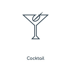 cocktail icon vector