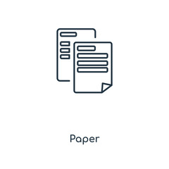 paper icon vector