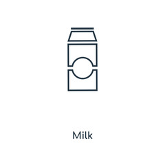 milk icon vector