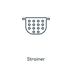 strainer icon vector