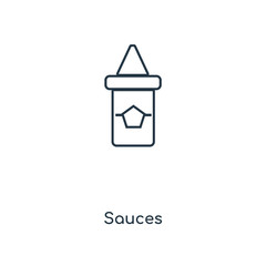 sauces icon vector
