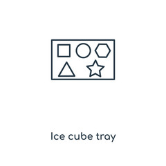 ice cube tray icon vector