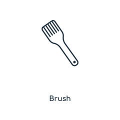 brush icon vector