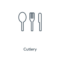 cutlery icon vector