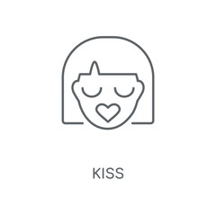 Obraz premium kiss icon